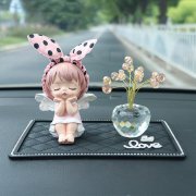 汽车摆件创意个性卡通可爱天使高档车饰网红女神款车载车内装饰品